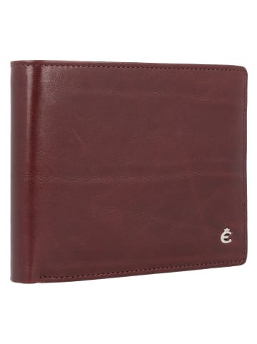 Esquire Toscana Geldbörse RFID Schutz Leder 12 cm in coffee
