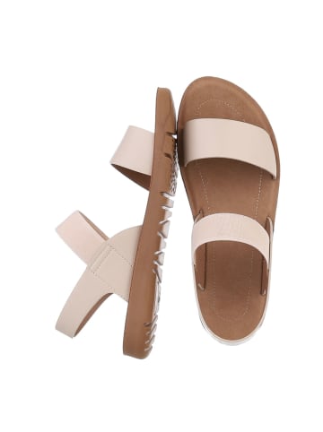 Ital-Design Sandale & Sandalette in Creme