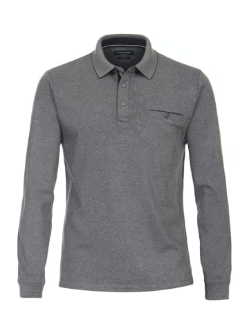 CASAMODA Polo-Shirt Langarm gestreift in Blau