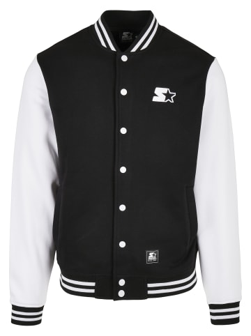STARTER College Jacket in black/white