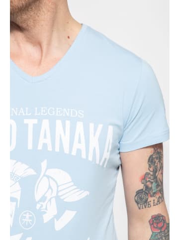 Akito Tanaka Akito Tanaka T-Shirt mit Frontprint Gladiator Fighters in blau