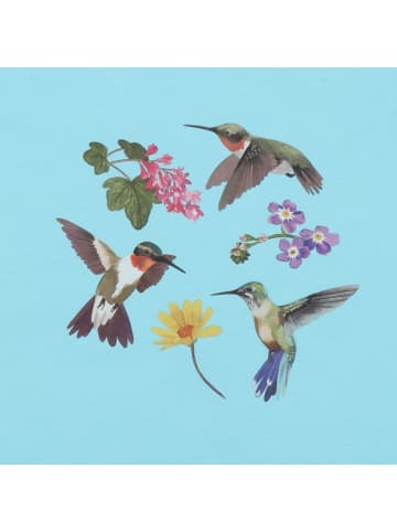 Walkiddy T-Shirt Hummingbirds Around Flowers-T-Shirt