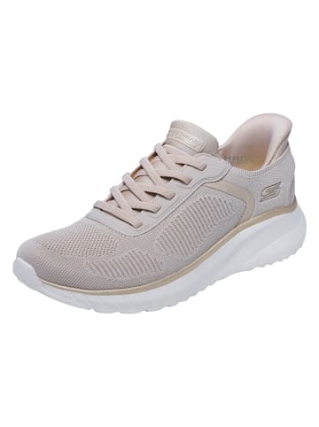 Skechers Slip-Ins: BOBS Sport Squad Chaos in Beige