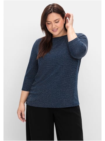 sheego 3/4-Arm-Shirt in saphir