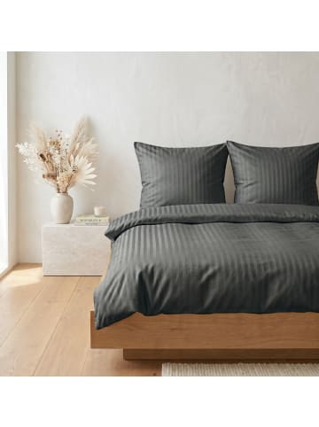 Carpe Sonno Damast Bettwäsche in Anthrazit