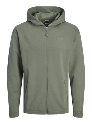 JACK & JONES Junior Sweatjacke 'Cloud' in grün