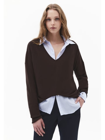 OXXO V-Ausschnitt-Pullover CHOCOLATE TORTE