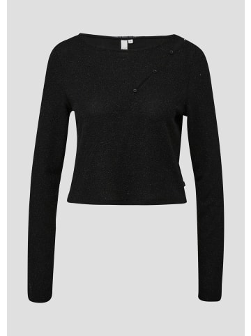 QS T-Shirt in 9999_schwarz