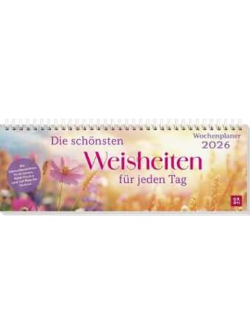 Groh Kalender - Tischkalender 2026 quer: Die schönsten Weisheiten für jede