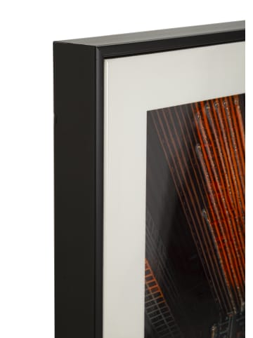 Mauro Ferretti Gemälde auf lackierter Leinwand mit Rahmen und Reliefs, 72 × 4 × 102 cm