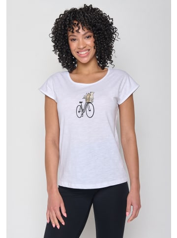 GreenBomb Cool Bike Cats Basket in Weiß