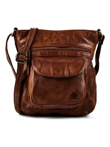 Greenburry Torro Lavado Umhängetasche Leder 24 cm in nut
