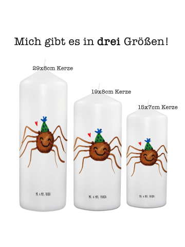 Mr. & Mrs. Panda Kerze Spinne Agathe Party ohne Spruch in Weiß