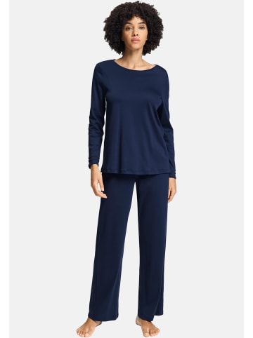 Hanro Schlafanzug Pilar in Deep navy