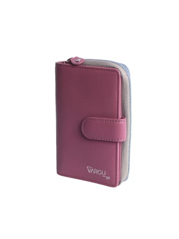 VARGU Echtleder Geldbörse MASIN 1-A in mauve - grey