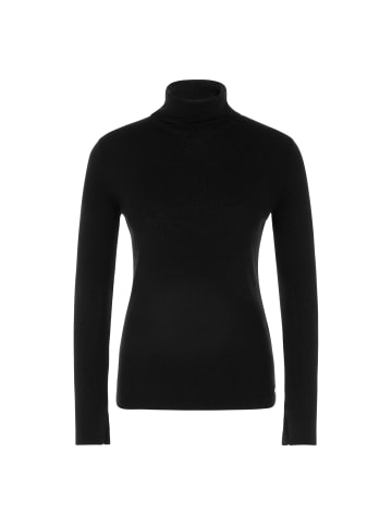 MARC CAIN COLLECTIONS Rollkragen-Pullover "Rethink Together" in Black
