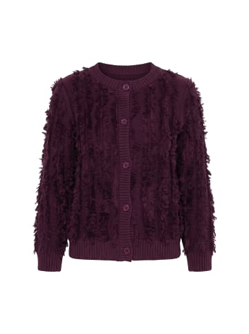 Ulla Popken Strickjacke in burgunder