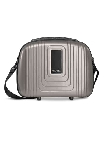 Redolz Essentials 14 Beautycase 34 cm in coffee grey metallic