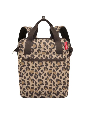 Reisenthel travelling allrounder R - Rucksack 40 cm (leo vanilla) in leo macchiato