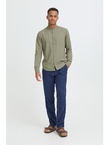 BLEND Leinenhemd BHMLines in Grün