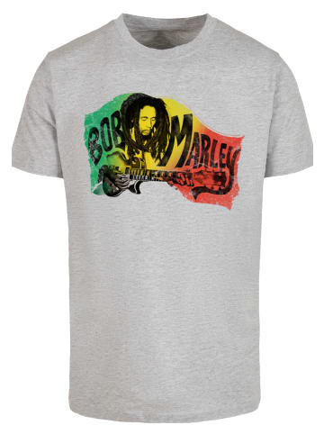 F4NT4STIC T-Shirt Bob Marley Chords Reggae Music by Rock Off in grau meliert