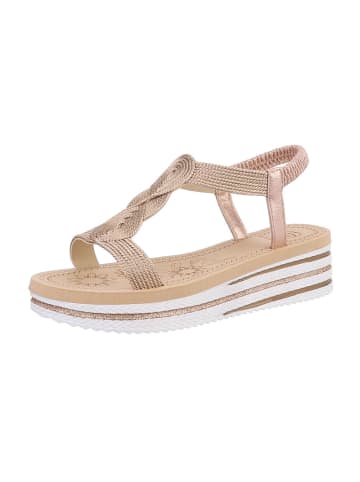 Ital-Design Sandale & Sandalette in Champagner