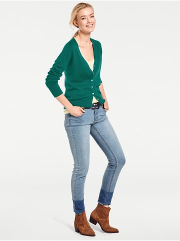 Heine Feinstrickjacke in smaragd