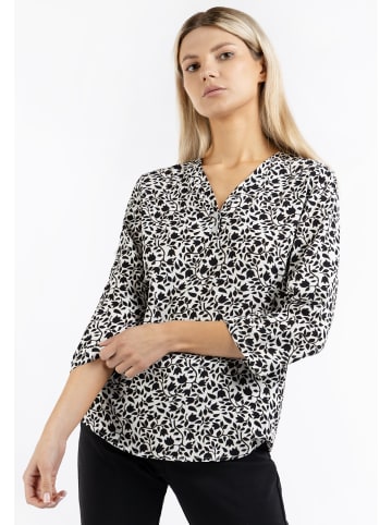 Albee Women Shirtbluse in Schwarz Mehrfarbig