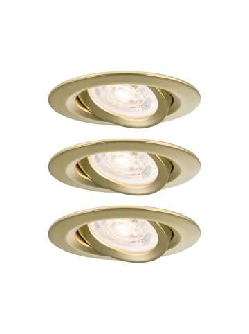 paulmann LED Einbauleuchte Nova Plus GU10 Flat IP65 93mm 3x4,9W 3x550lm 230V dimmbar 270