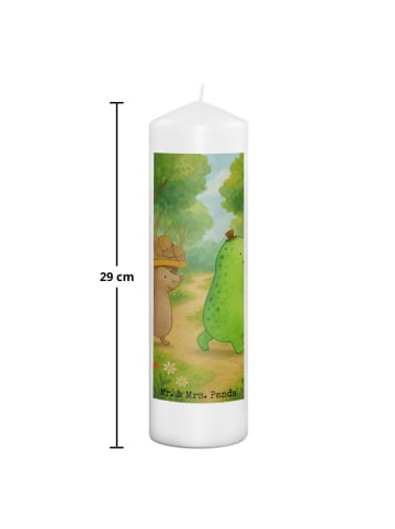 Mr. & Mrs. Panda Kerze Schildkröte Maus Design ohne Spruch in Weiß