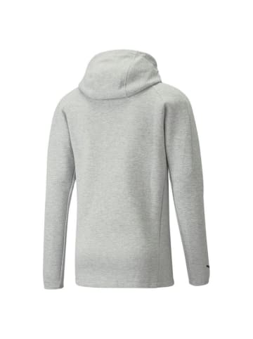 Puma Sweatshirtjacke teamFINAL Casuals Hooded in Hellgrau