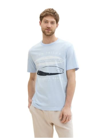 Tom Tailor Print T-Shirt für Herren in blau