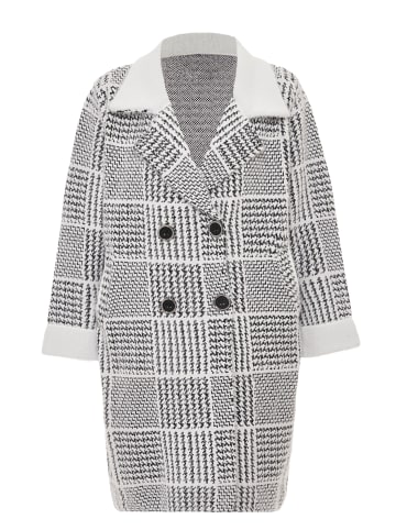 ALARY Damen Strickjacke in Wollweiss