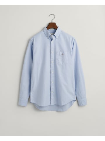 Gant Regular Fit Oxford-Hemd in Blau