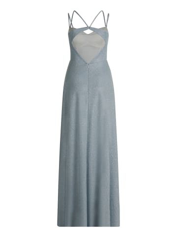 Vera Mont Abendkleid im Glitzer-Look in Weiß/Grau
