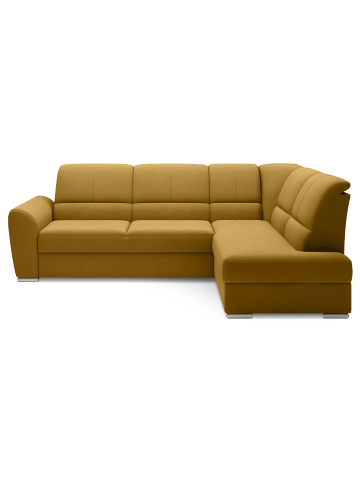 MF Design Silver Recamiere Rechts in Senfgelb -  (L) 270 x (B) 270 x (H) 93 cm