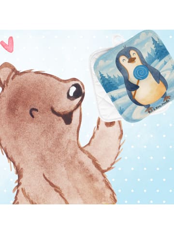 Mr. & Mrs. Panda topfhalter Pinguin Lolli Design ohne Spruch in Weiß