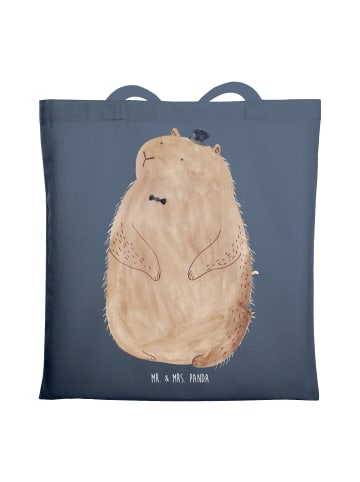 Mr. & Mrs. Panda Tragetasche Murmeltier ohne Spruch in Indigo Blue
