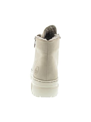 rieker Schnürstiefel Beige