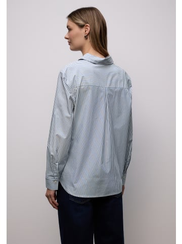 Street One Bluse in blau weiß