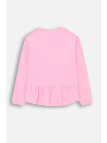 Coccodrillo T-Shirt mit langen Ärmeln in rosa