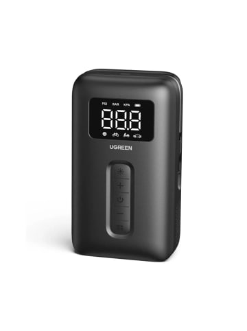 Ugreen CD259 Luftkompressor mit Akku und LED-Beleuchtung – Schwarz in Schwarz