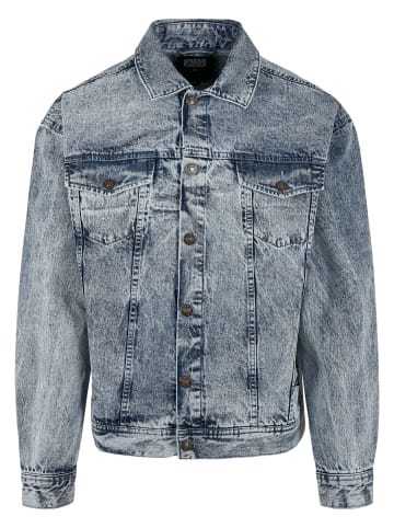 Urban Classics Jeansjacken in light skyblue acid washed