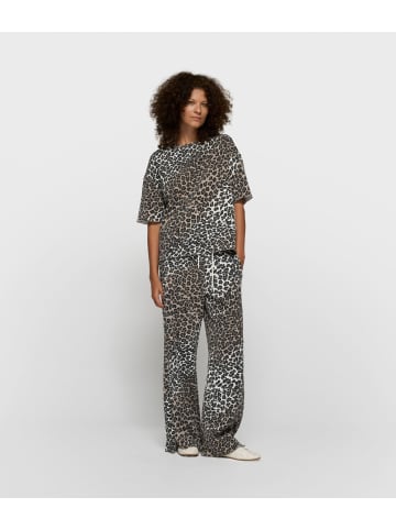 10Days Soft Scuba Pants Leopard in Ecru