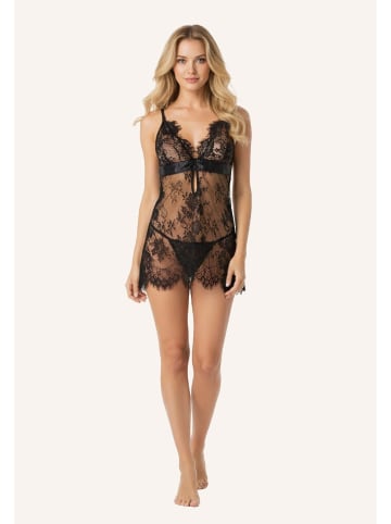 Linga Dore Chemise in Schwarz