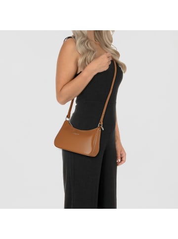 Lancaster Suave Ace Umhängetasche Leder 27 cm in camel