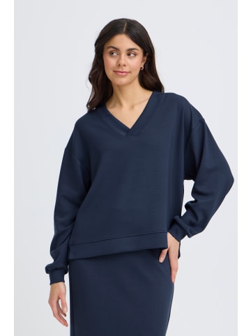 Fransa Sweatshirt FRAURORA Loose fit in Navy Blazer