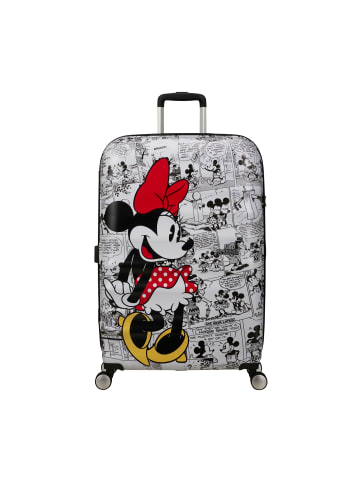 American Tourister Wavebreaker Disney Spinner 77 cm mit TSA-Zahlenschloss in Minnie Comics White