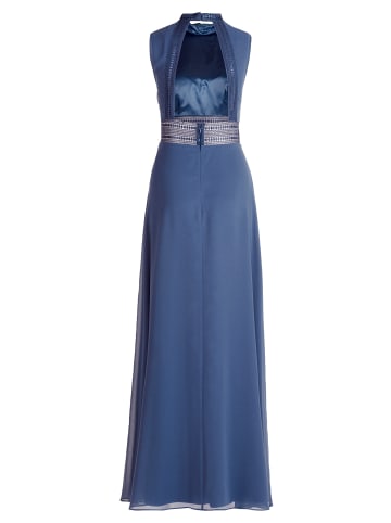 Vera Mont Abendkleid rückenfrei in Blue Stone