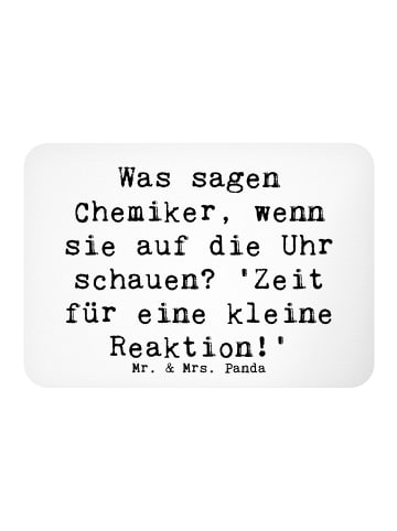 Mr. & Mrs. Panda magnet Spruch Chemiker Reaktion mit Spruch in Weiß